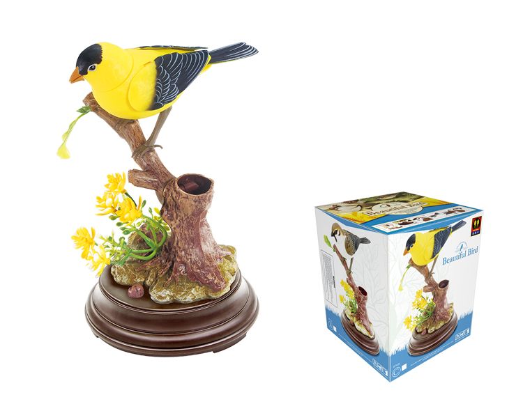 PowerTRC Baltimore Blue Jay Set | Realistic Birds | Toy Bird Pets | Sound  Activated