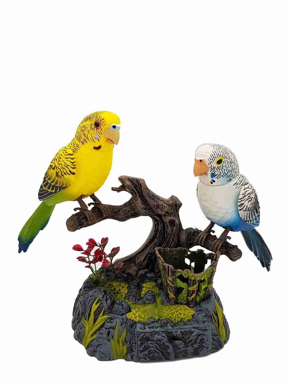 A Pair of Recording Functional Bird Eastern Rosella the Ensemble Bird Beautiful Birds Gifts Toy Pen Pencil Holder
