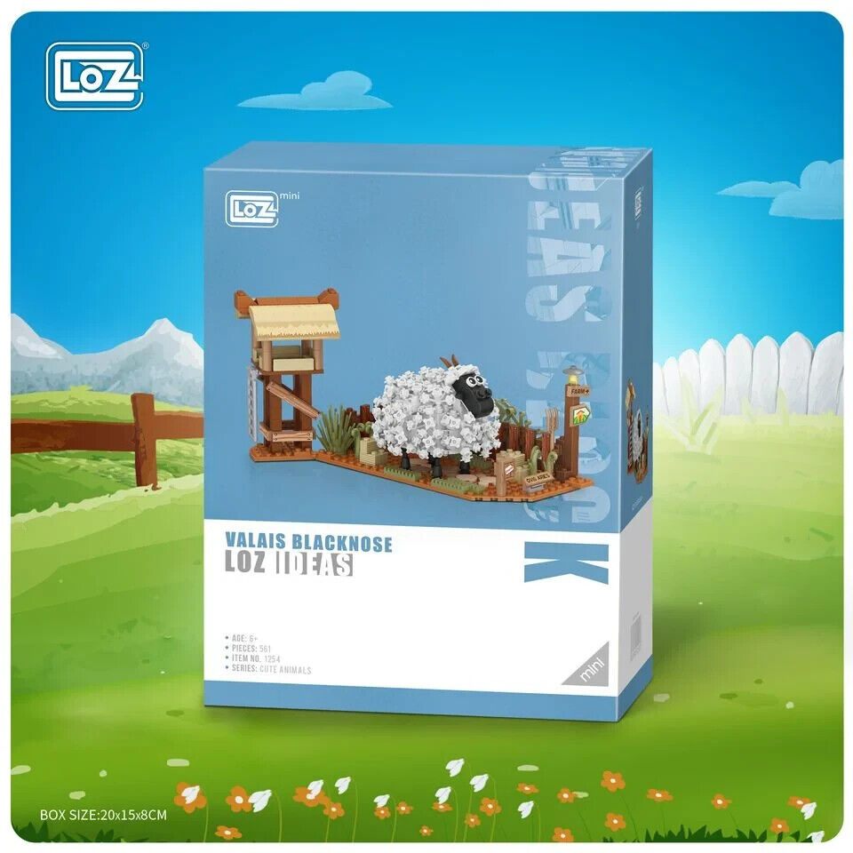 LOZ Mini Building Blocks Valais Blacknose (1254) Interlocking Blocks Toys Gifts