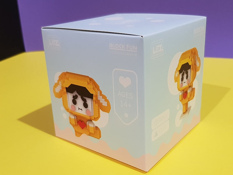 LOZ Diamond Blocks Cartoon Lucky (#9237) Action Figure Cartoon Colorful Animals Educational Bricks Toys for Children