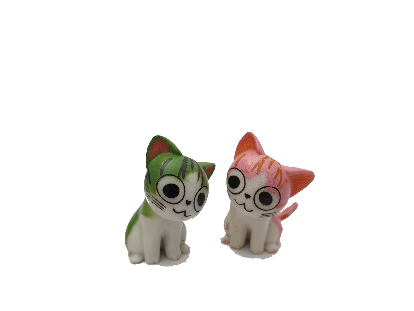 Miniature Pink Cats for Miniature Dollhouse