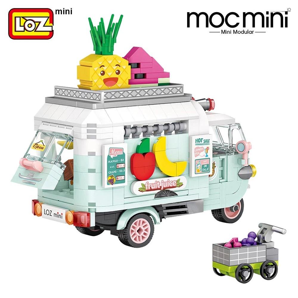 LOZ Mini Blocks Fruit Truck (1737) Building Block Toys for Children Birthday Presents