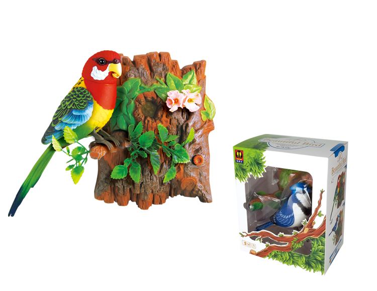 Wall-hanging Eastern Rosella / Blue Jay Sound Sensor Function Bird Birthday Presents