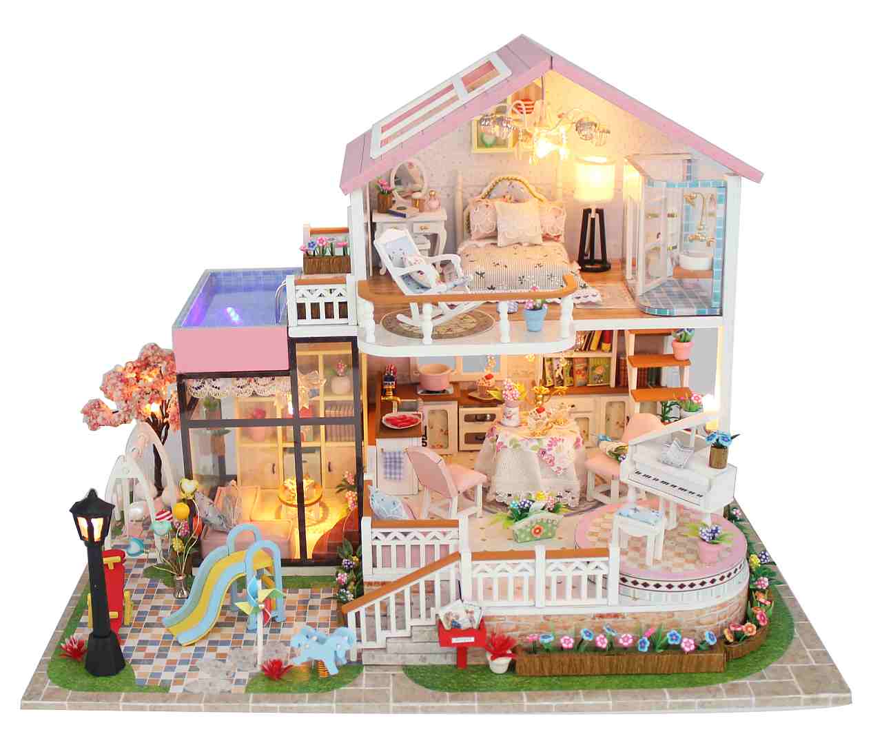 Remote control store doll house