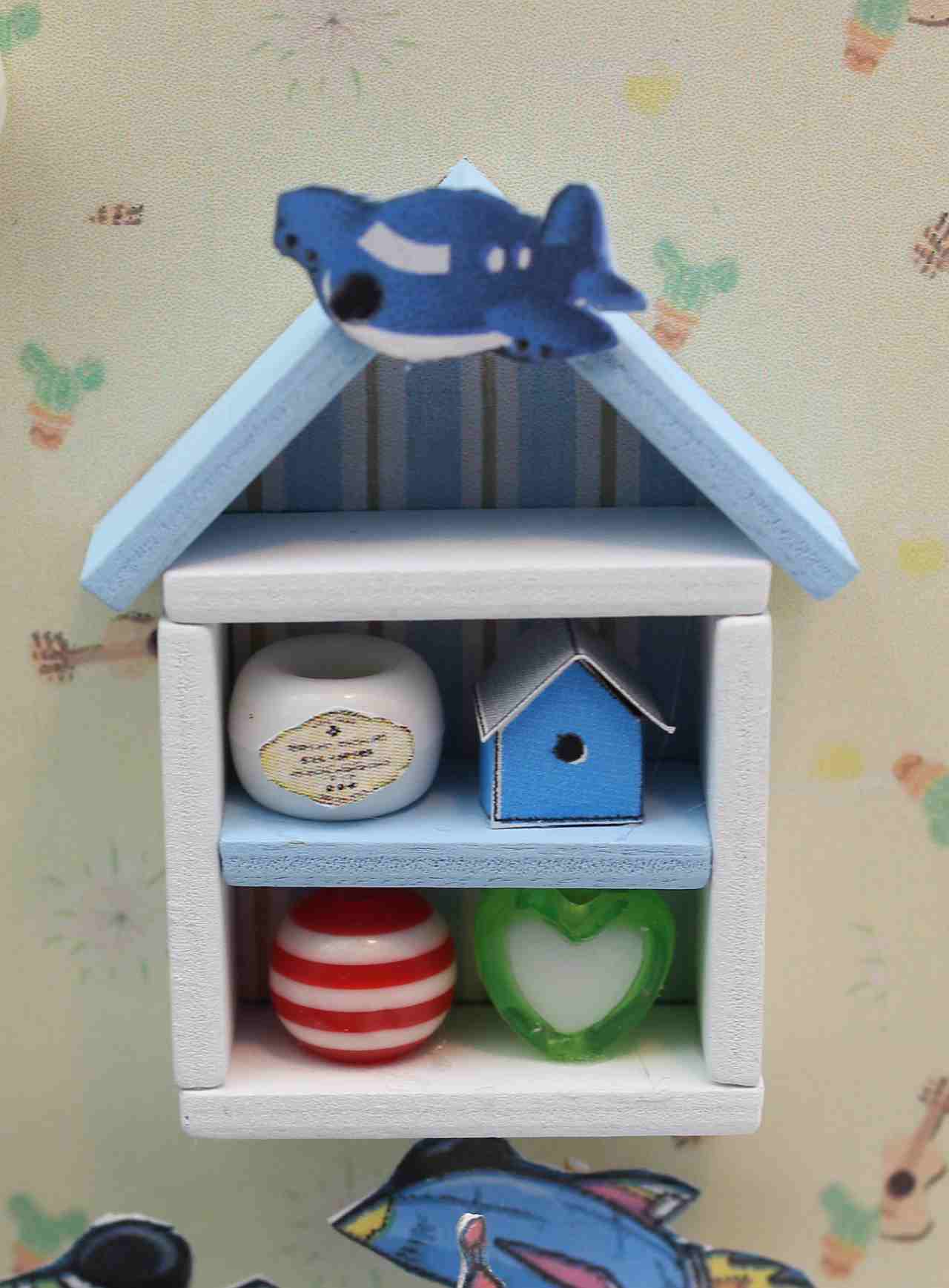 DIY Doll House Furniture Kits Wooden Kids Toy Miniature Dollhouse Handmade Presents for Boy Fun Crafts