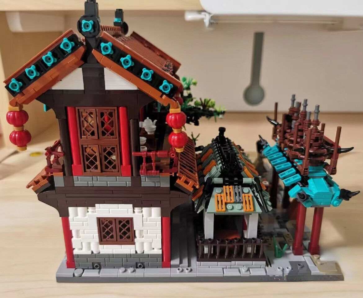 LOZ Architecture Series Ancient Street (1058) Mini Building Blocks Gifts