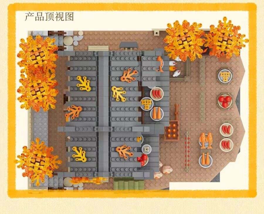 LOZ Architecture Series Autumn Sun (1071) Mini Building Blocks Gifts