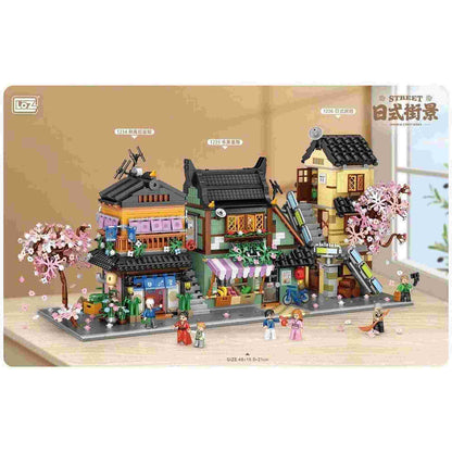 LOZ Mini Particle Building Blocks Japan Street Noodle Shop (1234) Block Toys Gifts for Children