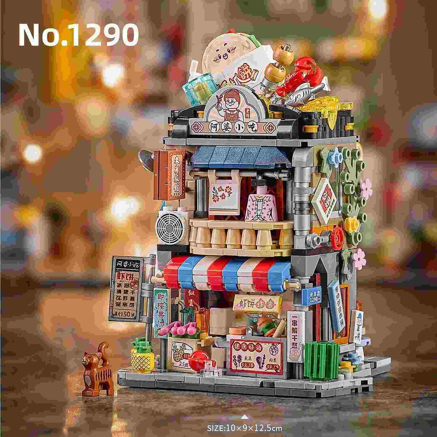 Loz Mini Street Grannys Snack Bar (1290) Interlocking Blocks Toys Gifts