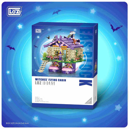 LOZ WITCHES' FLYING CABIN (2203) Mini Particle Building Blocks Gifts for Children