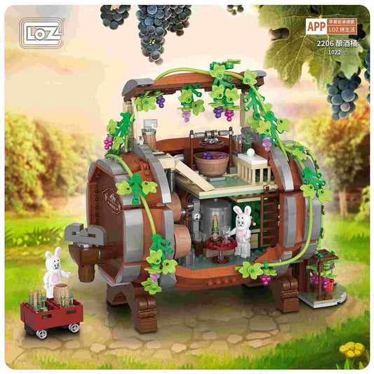 LOZ Brewing Barrel (2206) Mini Particle Building Blocks Gifts for Children