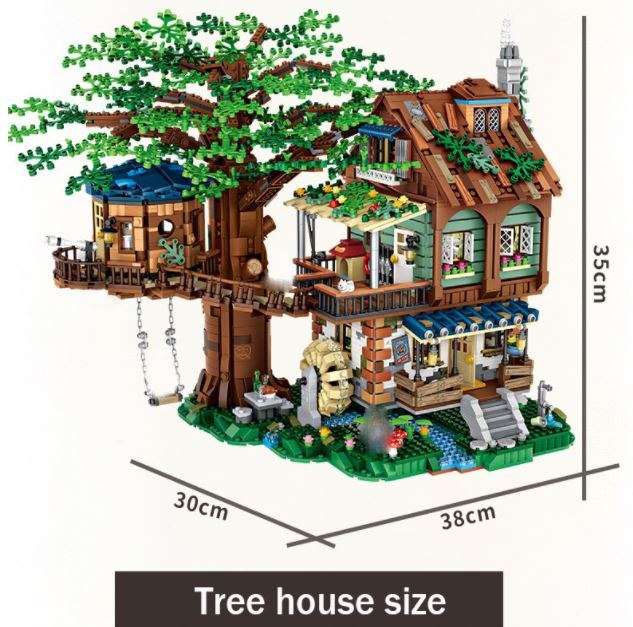 LOZ Mini Particle Building Diamond Blocks Tree House (1033)