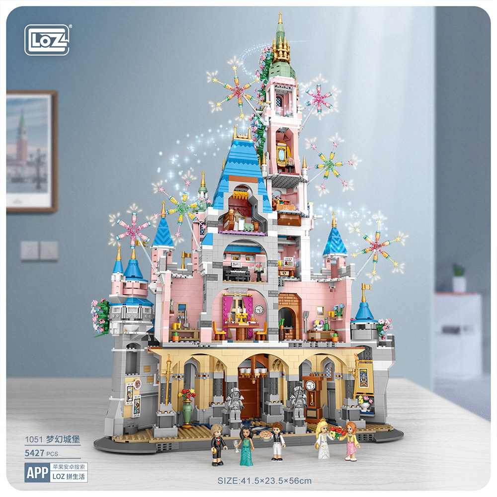 LOZ Mini Building Blocks Fairy Tale Dream Castle (1051) Block Toys Gifts
