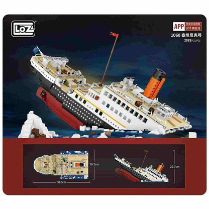 LOZ Mini Particle Building Blocks Creative Titanic (1060) Block Toys Gifts