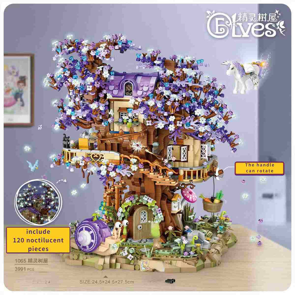 LOZ Mini Building Blocks Elf Tree House (1065) Mini Block Toys Gifts