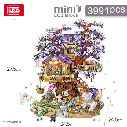 LOZ Mini Building Blocks Elf Tree House (1065) Mini Block Toys Gifts