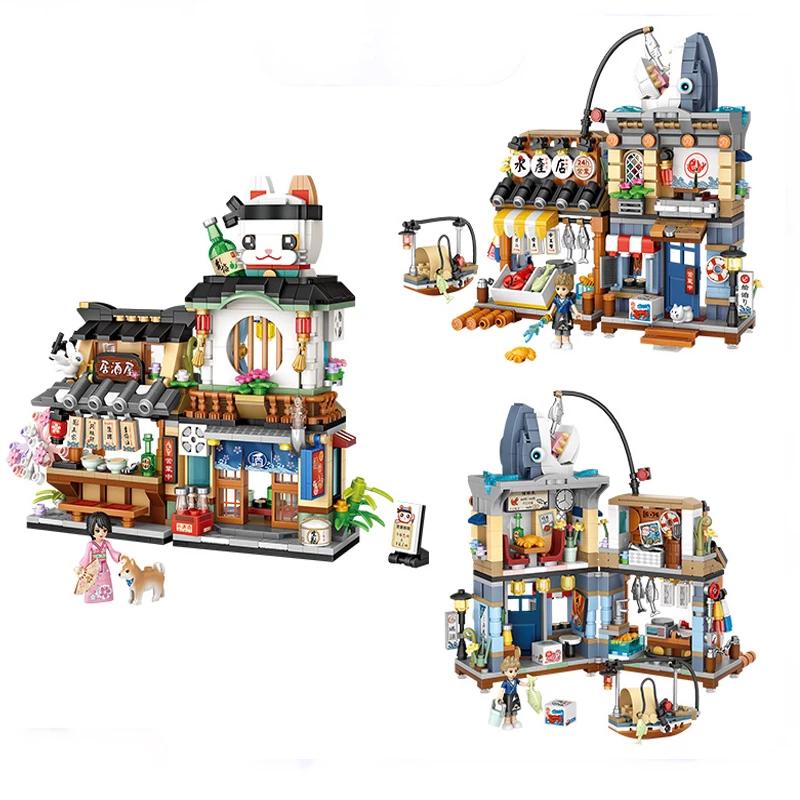 LOZ Mini Particle Building Blocks Creative Aquatic Shop (1231) Block Toys Gifts for Children