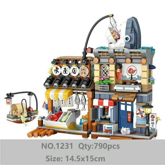 LOZ Mini Particle Building Blocks Creative Aquatic Shop (1231) Block Toys Gifts for Children