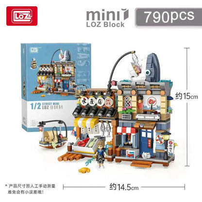LOZ Mini Particle Building Blocks Creative Aquatic Shop (1231) Block Toys Gifts for Children