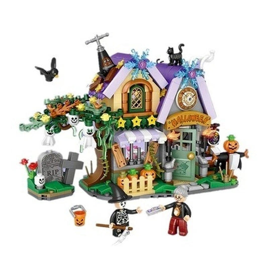 LOZ Mini Particle Building Blocks Halloween House (1233)