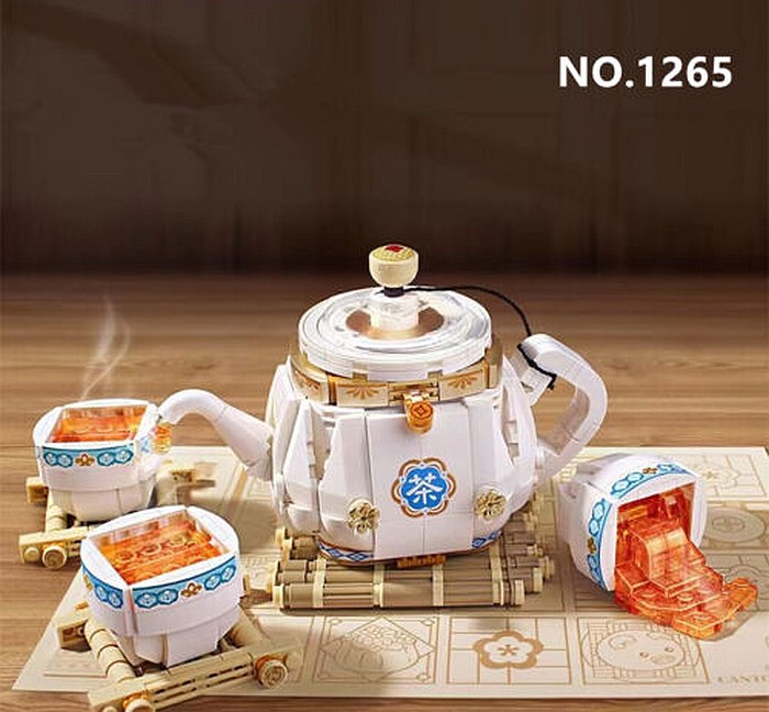 LOZ Mini Block Dim Sum Series Tea Set (1265)