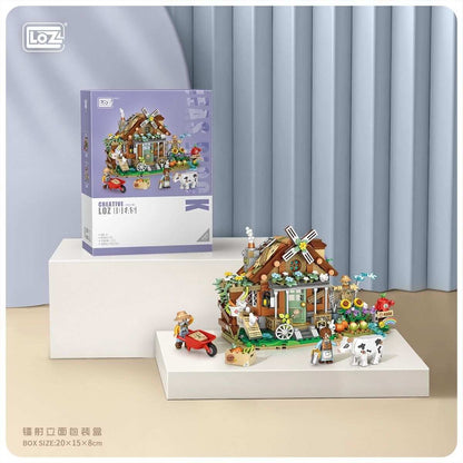 LOZ Mini Building Blocks Farm House (1281) Interlocking Blocks Toys Gifts