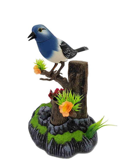 Sound Control Bird Simulation Bird Blue Bird Pen Holder Design Present for Dad Gift