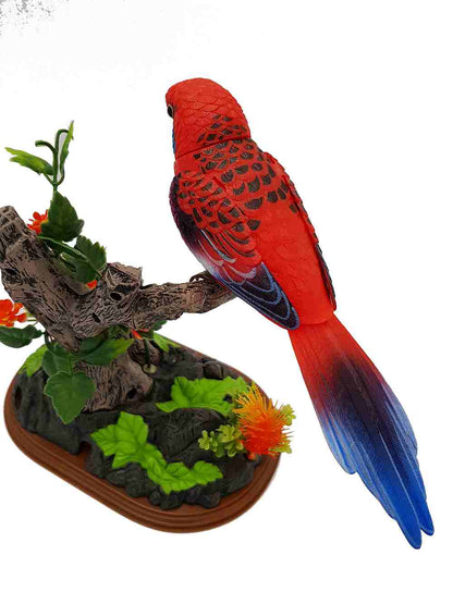 Eastern Rosella Sound Control Bird Simulation Bird Pen Holder Design Toy Gifts Birthday Present
