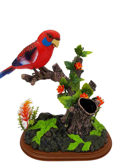 Eastern Rosella Sound Control Bird Simulation Bird Pen Holder Design Toy Gifts Birthday Present