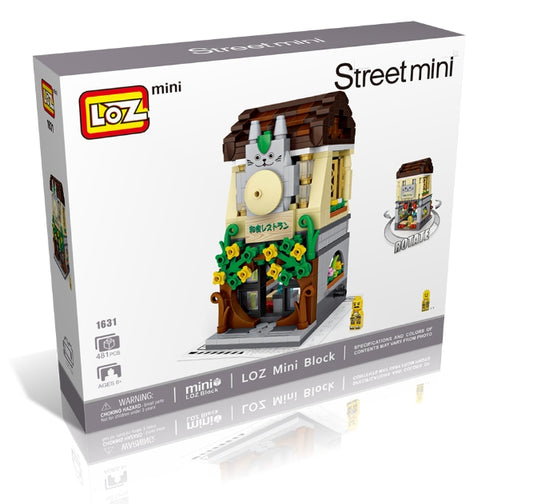 LOZ Mini Nano Diamond Building Block Shopping Street - JAPANESE SHOP (1631)