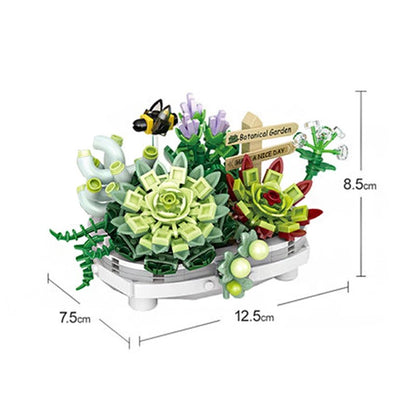 LOZ Mini Block Eternal Flower Building Block Toy - Potted Succulent Plants (1660)
