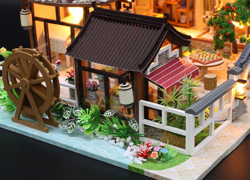 DIY 'Dream back in Ancient Town‘ Wooden Miniature Doll House Beautiful Gifts Birthday Presents Wedding Presents