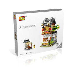 LOZ Mini Block Ancient Shopping Street Building Street Toy - Steam Bun Shop (1722)