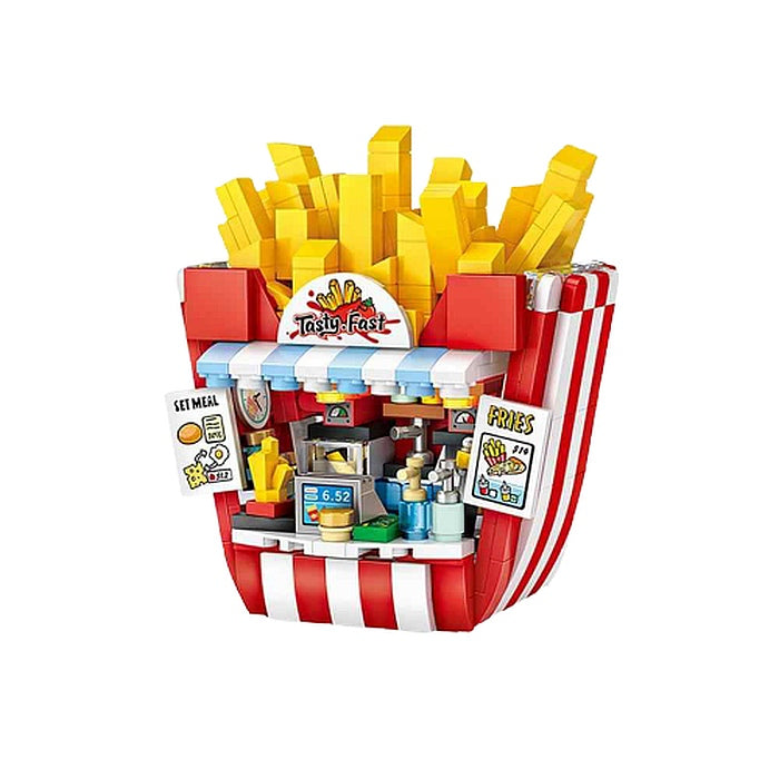 LOZ Amusement /Theme Park Chips Shop DIY Mocmini Mini Building Blocks (#1732)