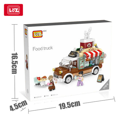 LOZ Mini Blocks Coffee Truck (1740) Building Block Toys for Children Birthday Presents