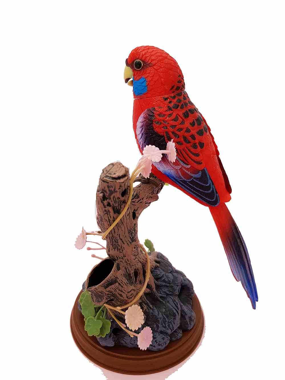 Green Melopsittacus Undulatus Sound Control Function Bird Electronic Voice-Activated Parrot Birds Pen Pencil Holder Unique Gifts