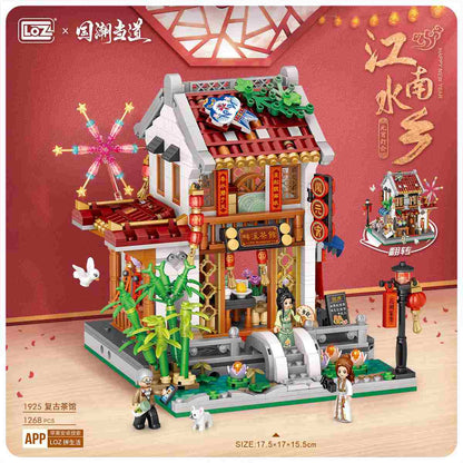 LOZ Mini Building Blocks Chinese Lantern Festival at Tea House (1925) Mini Block Toys