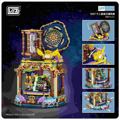 LOZ Mini Zodiac Hourglass (1927) Mini Building Blocks Interlocking Blocks Toys Gifts