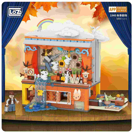 LOZ mini Blocks Kids Building Toys The Rabbit Peter (1940) Home Decor Gift