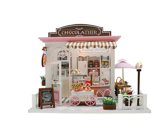 Hongda DIY C007 'Cocoa's Fantastic Ideas‘ Assemble Dollhouse Furniture Kits Handmade Toy Gifts Presents for Boys and Girls