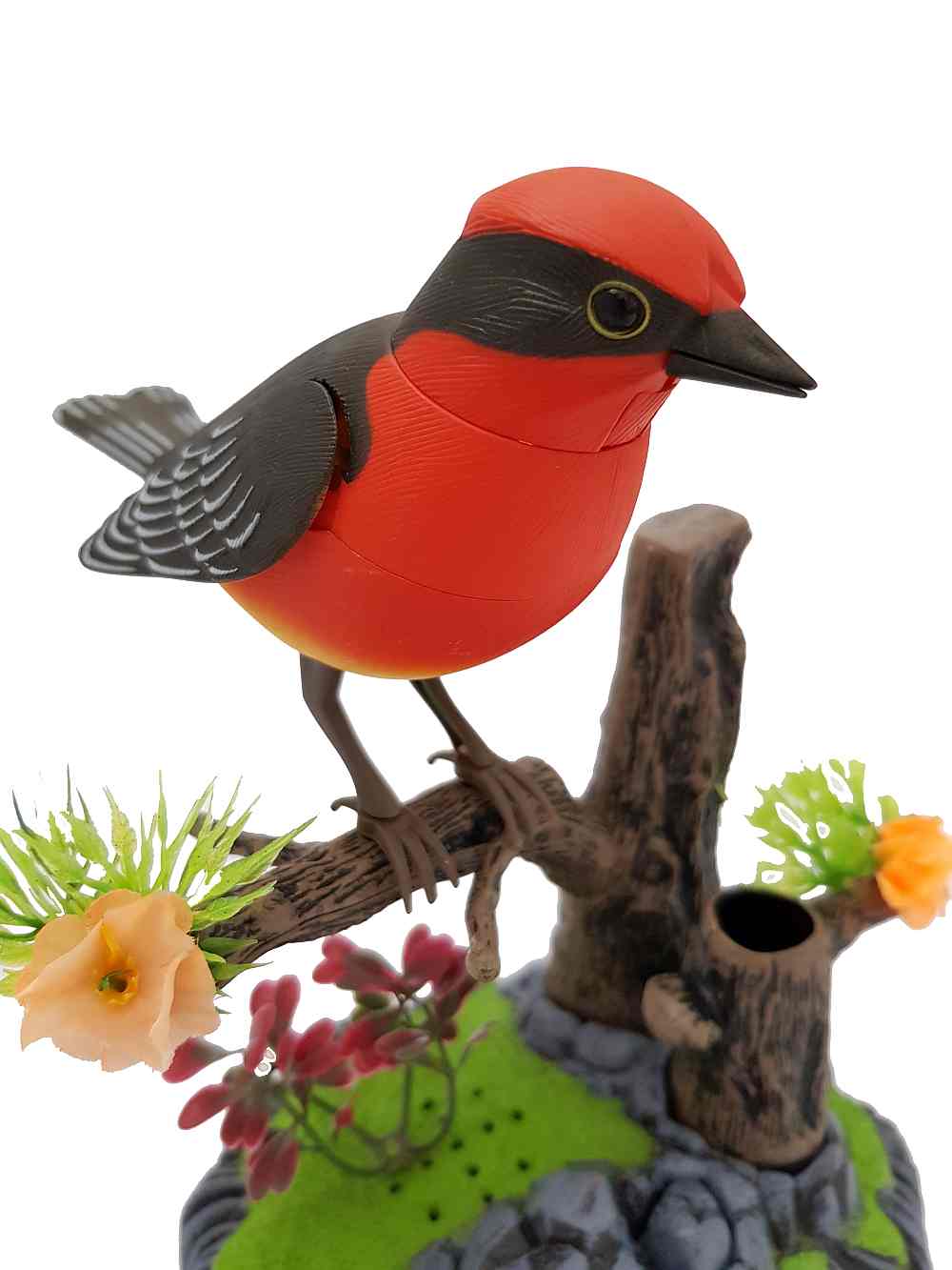 Sound Control Bird Red Sparrow the Ensemble Bird Beautiful Birds Gifts Toy Pen Pencil Holder