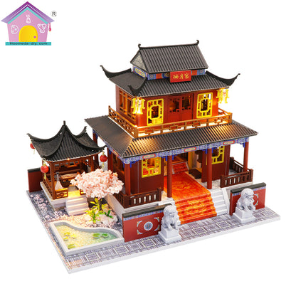 Assemble Doll House 'Eternal Love' (M909) Wooden Miniature Dollhouse Anniversary Gifts