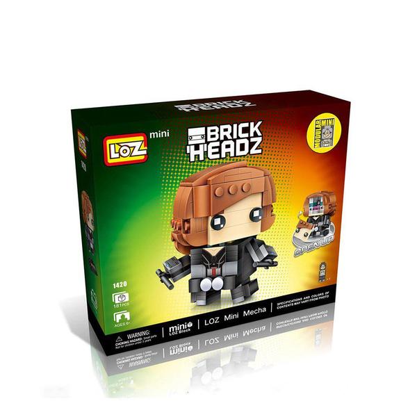 LOZ Mini Brick DIY Mini Nano Block BrickHeadz - BLACK WIDOW