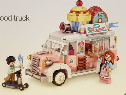 LOZ Mini Blocks Food Truck (1738) Building Block Toys for Children Birthday Presents