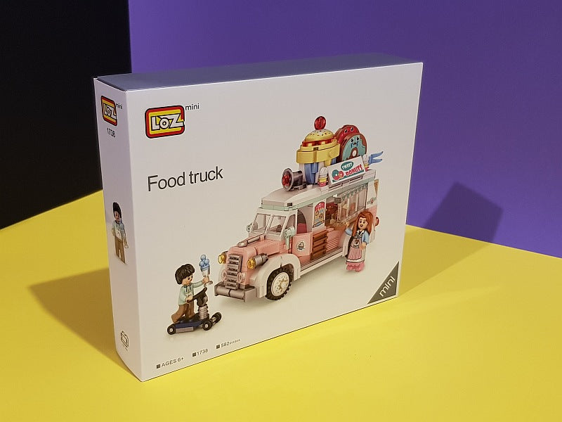 LOZ Mini Blocks Food Truck (1738) Building Block Toys for Children Birthday Presents