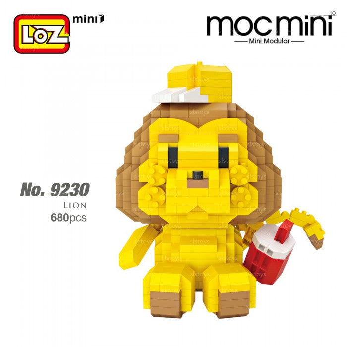 LOZ Mini Blocks Anime  Lion Diamond Blocks Bricks Educational Toy Hobbies (#9230)