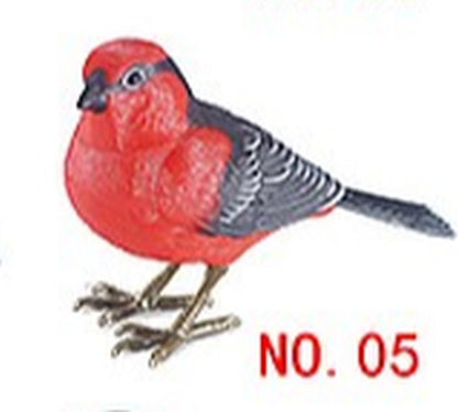 Lighting Control Function Bird Painted Bunting Home Garden Decor Children's Electronic Toy Bird
