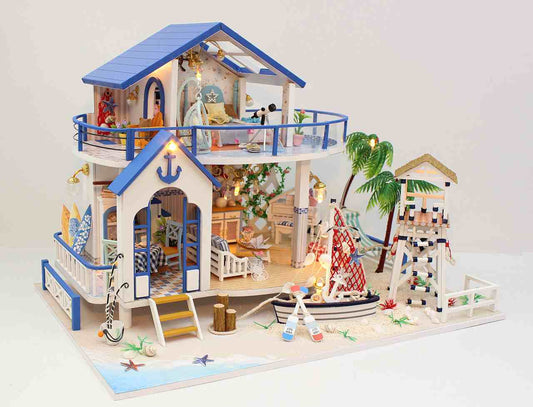 DIY Miniature Dollhouse 'Legend of the Blue Sea‘ (13844) w/Dust Cover, Glues and LEDs Gifts for Friends