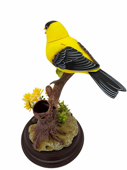 Sound Control Bird Sparrow the Ensemble Bird Beautiful Birds Gifts Toy Pen Pencil Holder
