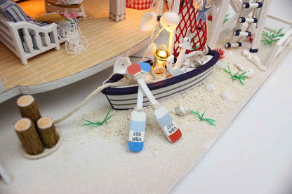 Miniature Dollhouse 'Legend of the Blue Sea‘ (13844) w/Dust Cover, Glues and LEDs  Gifts for Friends